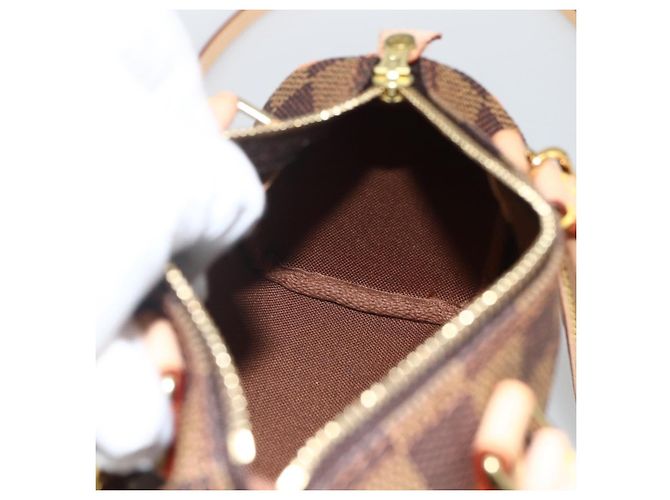 LOUIS VUITTON Mini Speedy Borsa a Mano Damier Ebene LV Auth LNZ532SM - vista 21