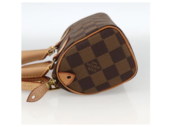 LOUIS VUITTON Mini Speedy Borsa a Mano Damier Ebene LV Auth LNZ532SM - vista 3