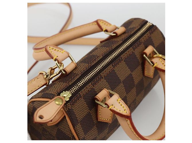 LOUIS VUITTON Mini Speedy Borsa a Mano Damier Ebene LV Auth LNZ532SM - vista 6