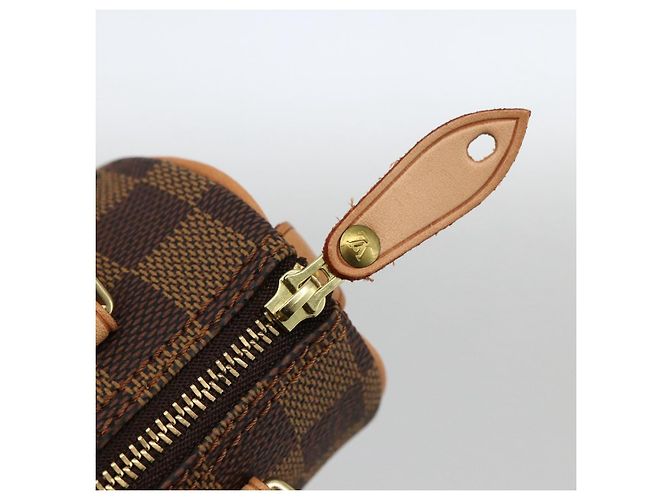 LOUIS VUITTON Mini Speedy Borsa a Mano Damier Ebene LV Auth LNZ532SM - vista 9