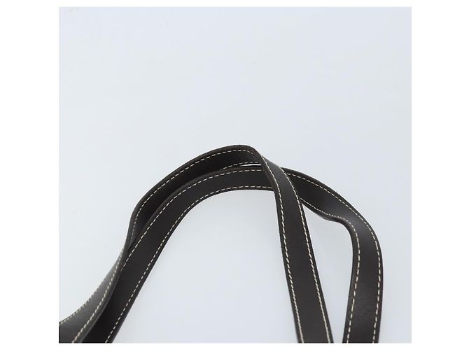Céline Bolsa tote em lona Macadam CELINE em couro PVC branco e dourado Auth am10839 - vista 8