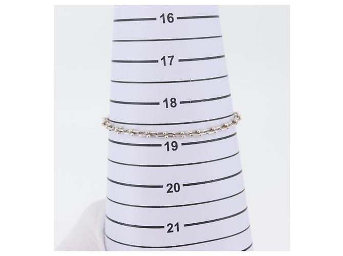 Autre Marque TIFFANY&Co. Hardware Microlink Bracelet Bracelet Ag925 Silver Auth am10846SAV Silvery - view 13