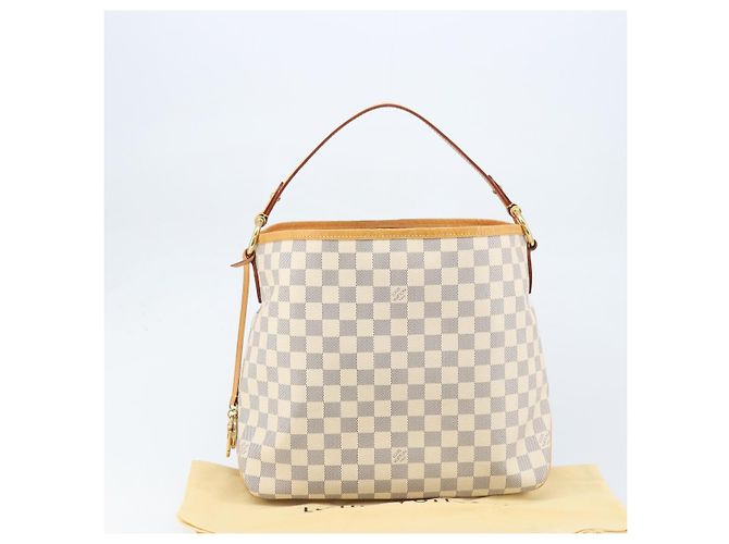 LOUIS VUITTON Bolso de Hombro Damier Azur Delightful PM N41447 Auth LV 166230V - vista 12