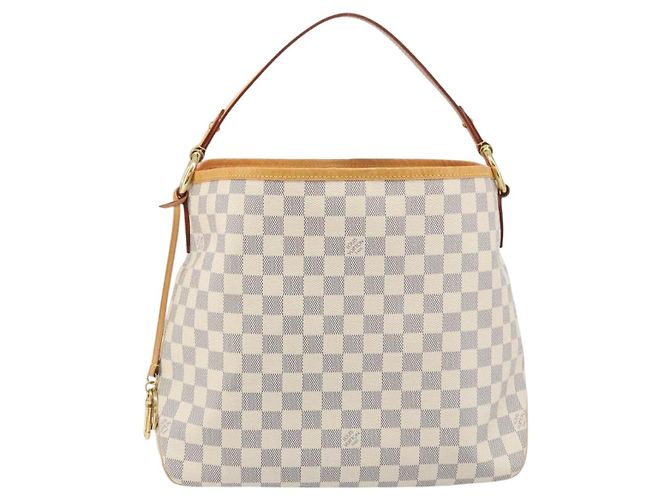 LOUIS VUITTON Bolso de Hombro Damier Azur Delightful PM N41447 Auth LV 166230V - vista 13