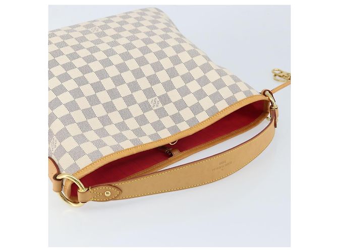 LOUIS VUITTON Bolso de Hombro Damier Azur Delightful PM N41447 Auth LV 166230V - vista 6