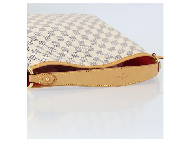 LOUIS VUITTON Bolso de Hombro Damier Azur Delightful PM N41447 Auth LV 166230V - vista 7