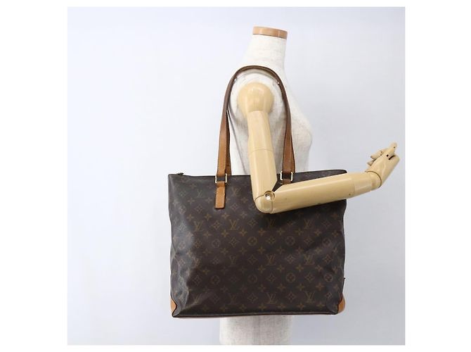 LOUIS VUITTON Borsa Tote Cabas Mezzo Monogram M51151 Auth LV fm5197 Monogramma - vista 21