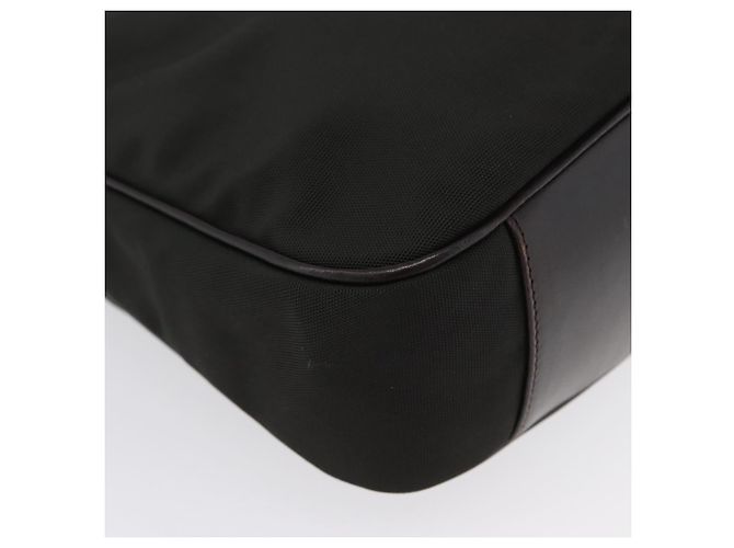 Borsa a mano in nylon Gucci Bamboo 2way Nera Argento 001 1638 3754 Auth ep13341 Nero - vista 12