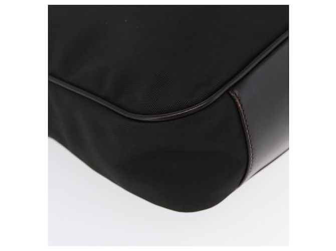Borsa a mano in nylon Gucci Bamboo 2way Nera Argento 001 1638 3754 Auth ep13341 Nero - vista 14