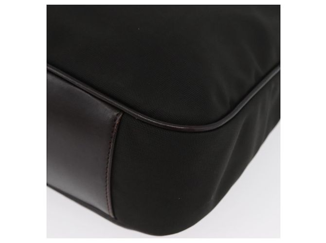 Borsa a mano in nylon Gucci Bamboo 2way Nera Argento 001 1638 3754 Auth ep13341 Nero - vista 15