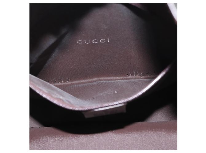 Borsa a mano in nylon Gucci Bamboo 2way Nera Argento 001 1638 3754 Auth ep13341 Nero - vista 21