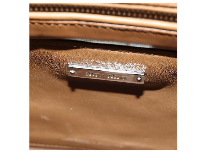 Borsa Miu Miu Matelassé in pelle 2 in 1 rosa argento Auth 172533M - vista 20