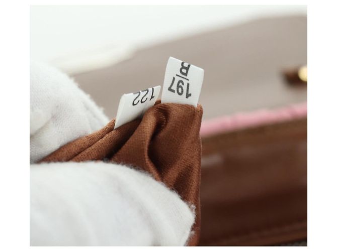 Borsa Miu Miu Matelassé in pelle 2 in 1 rosa argento Auth 172533M - vista 26