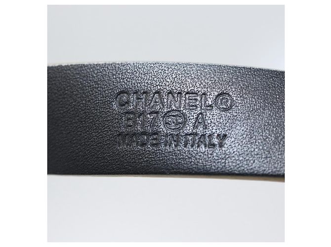 Cinturón CHANEL de cuero 33,5"" Oro CC Auth 172424A Dorado - vista 9