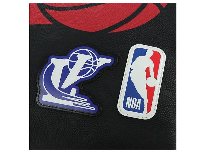 LOUIS VUITTON LV X NBA Keepall Bandouliere 55 Borsa Nera M58516 LV Auth 166944SM Nero Monogramma - vista 21