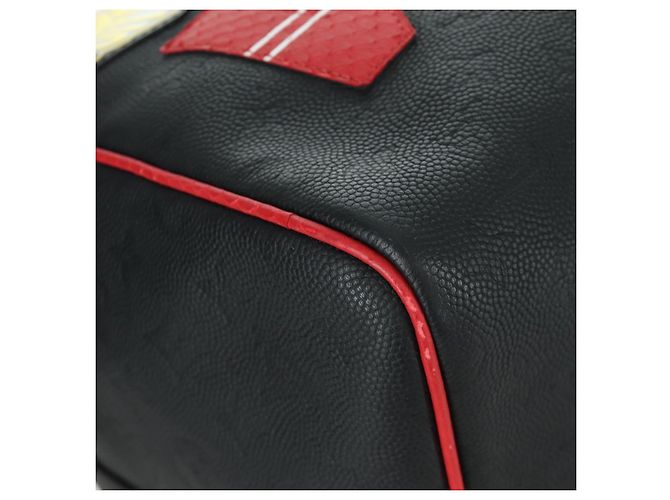 LOUIS VUITTON LV X NBA Keepall Bandouliere 55 Borsa Nera M58516 LV Auth 166944SM Nero Monogramma - vista 9