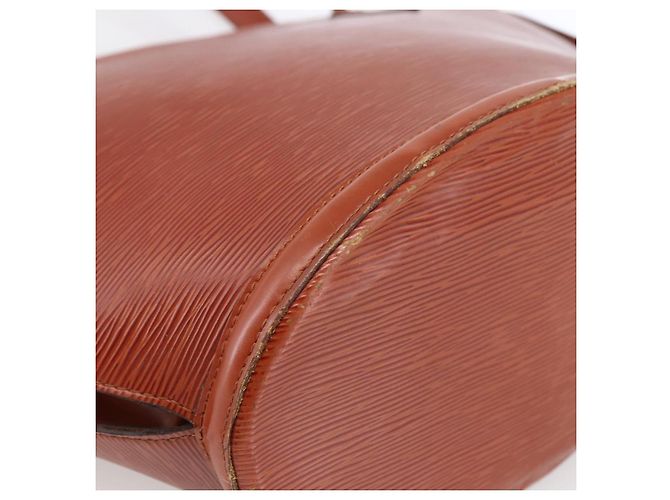 LOUIS VUITTON Borsa da Shopping Epi Saint Jacques Marrone M52263 LV Auth ka2723 - vista 14