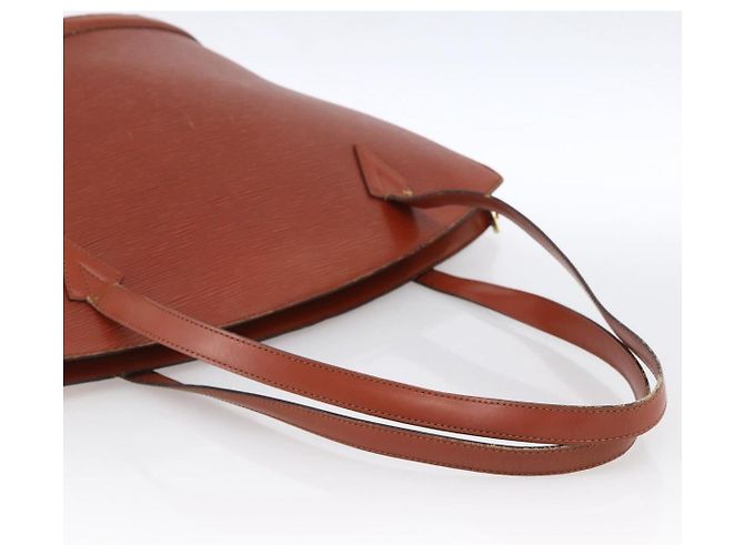 LOUIS VUITTON Borsa da Shopping Epi Saint Jacques Marrone M52263 LV Auth ka2723 - vista 7