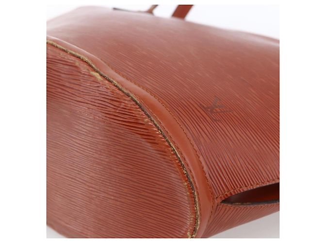 LOUIS VUITTON Borsa da Shopping Epi Saint Jacques Marrone M52263 LV Auth ka2723 - vista 9