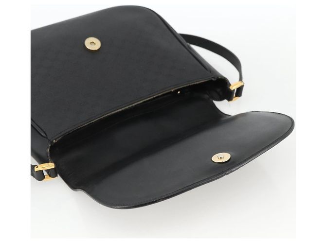 Borsa Sherry Line in PVC nero Micro GG Supreme Web di GUCCI 001 115 0914 Auth ARZ351 D'oro - vista 15