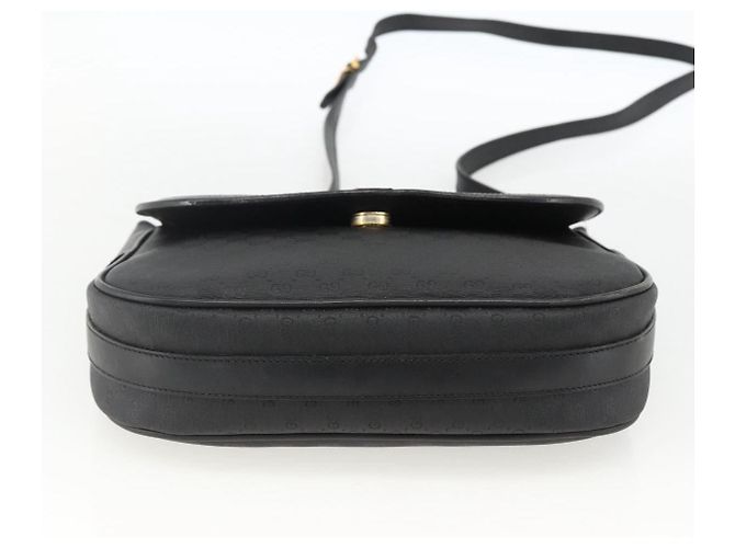 Borsa Sherry Line in PVC nero Micro GG Supreme Web di GUCCI 001 115 0914 Auth ARZ351 D'oro - vista 9