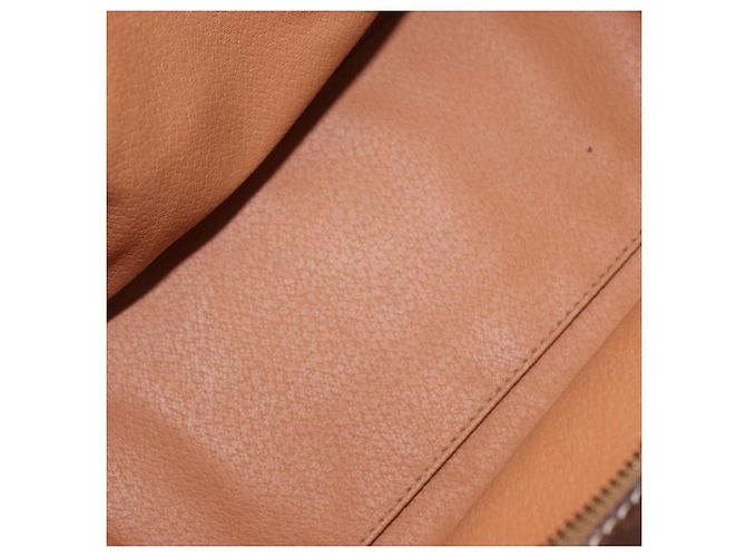 Céline Borsa a mano in tela Macadam CELINE in pelle PVC marrone e oro Auth 172965 D'oro - vista 17