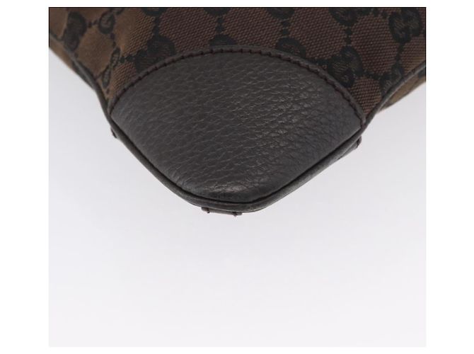 Borsa a Spalla GG Canvas GUCCI Outlet Marrone Oro 272396 Auth BA11139 D'oro - vista 10