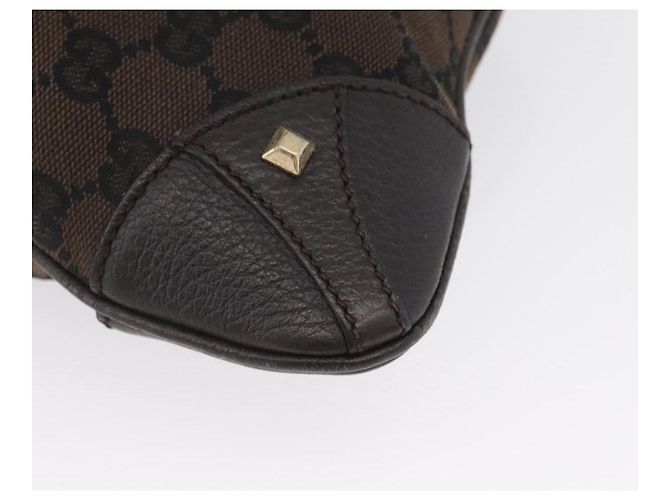 Borsa a Spalla GG Canvas GUCCI Outlet Marrone Oro 272396 Auth BA11139 D'oro - vista 12
