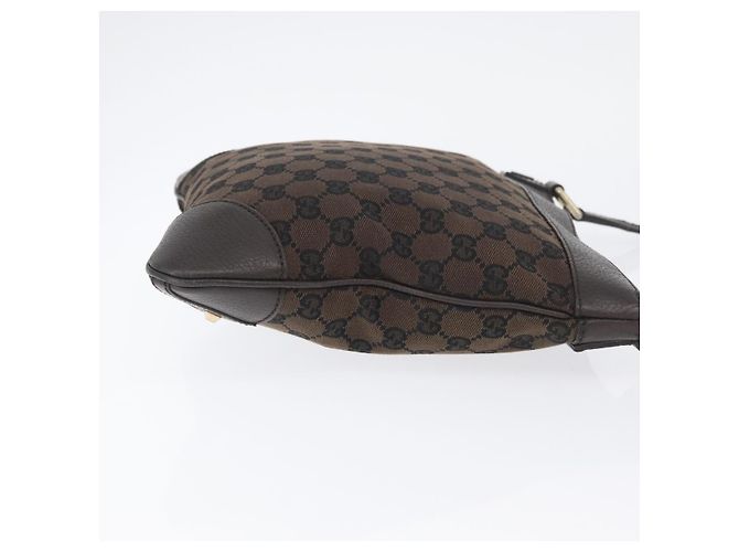 Borsa a Spalla GG Canvas GUCCI Outlet Marrone Oro 272396 Auth BA11139 D'oro - vista 4