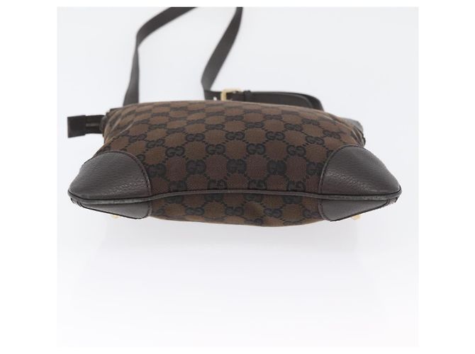 Borsa a Spalla GG Canvas GUCCI Outlet Marrone Oro 272396 Auth BA11139 D'oro - vista 9