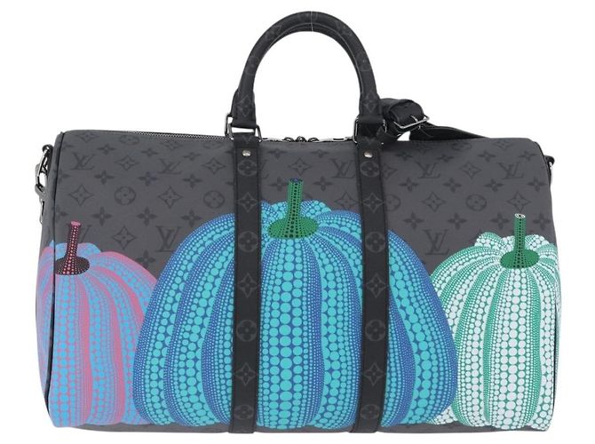 LOUIS VUITTON Eclipse Zucca LV ~ YK Keepall Bandoulière 45 M46441 Auth 44061SM Monogramma - vista 13