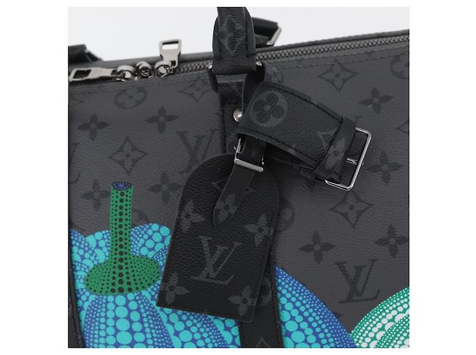 LOUIS VUITTON Eclipse Zucca LV ~ YK Keepall Bandoulière 45 M46441 Auth 44061SM Monogramma - vista 21