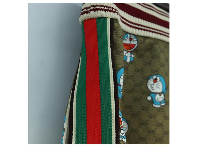 Gucci FALDA DORAEMON MICRO GG DORAEMON DE ALGODÓN MARRÓN AUTÉNTICA 166962SM Castaño - vista 6