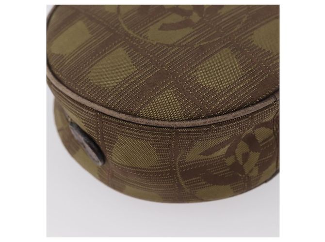 Poche de Viagem CHANEL Nova Linha Nylon Bege CC Auth mr2071 - vista 11