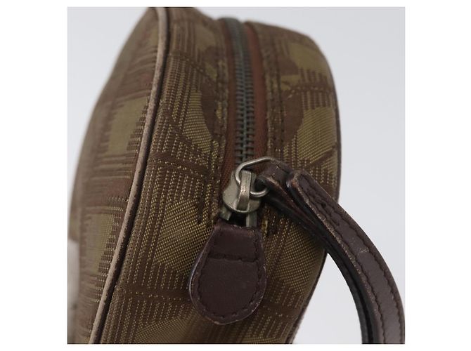Poche de Viagem CHANEL Nova Linha Nylon Bege CC Auth mr2071 - vista 13