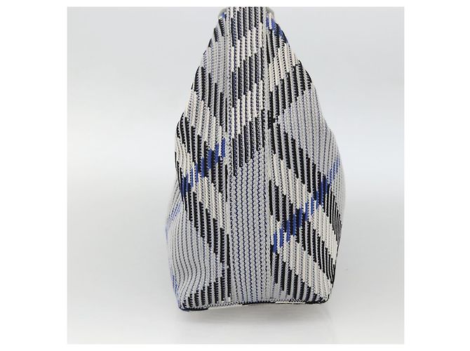Borsa a mano in tela Nova Check Burberry azzurro chiaro oro Auth LNZ422SAM D'oro Blu chiaro - vista 5