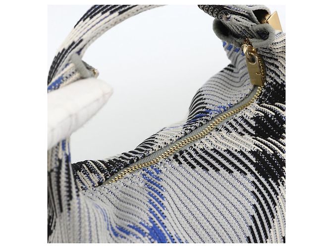 Borsa a mano in tela Nova Check Burberry azzurro chiaro oro Auth LNZ422SAM D'oro Blu chiaro - vista 6