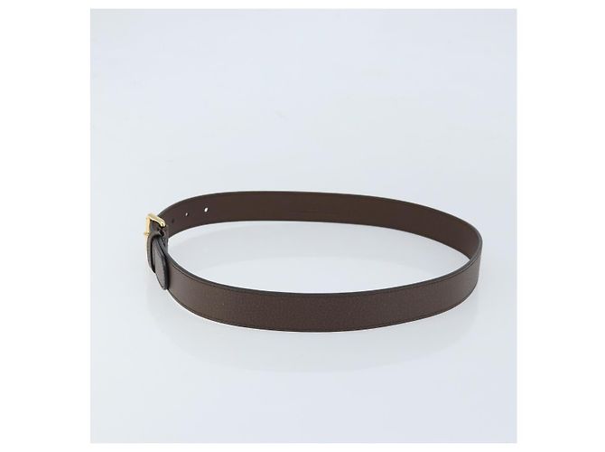 Cintura GUCCI in pelle 98 cm Marrone Oro Auth BA11143 D'oro - vista 3