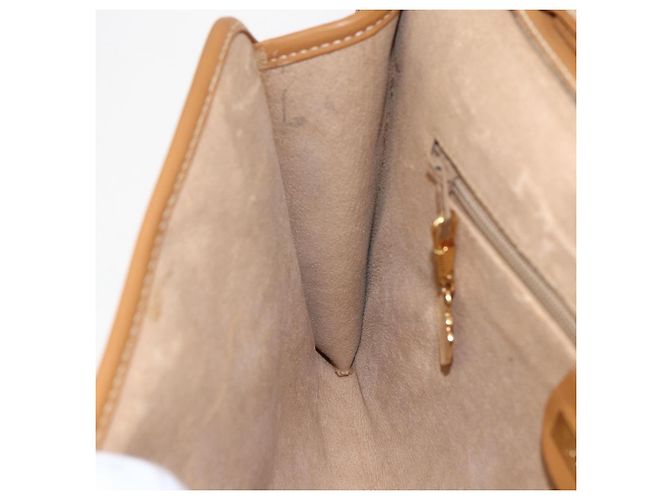 Gucci Borsa Micro GG Supreme PVC Beige Chiaro Oro 004 106 0146 Auth fm5178 D'oro - vista 18