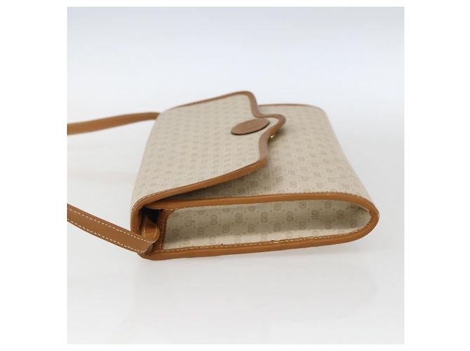 Gucci Borsa Micro GG Supreme PVC Beige Chiaro Oro 004 106 0146 Auth fm5178 D'oro - vista 4