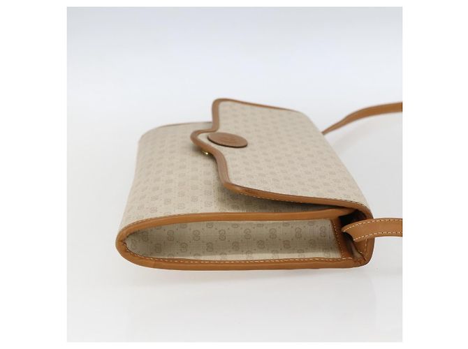 Gucci Borsa Micro GG Supreme PVC Beige Chiaro Oro 004 106 0146 Auth fm5178 D'oro - vista 5
