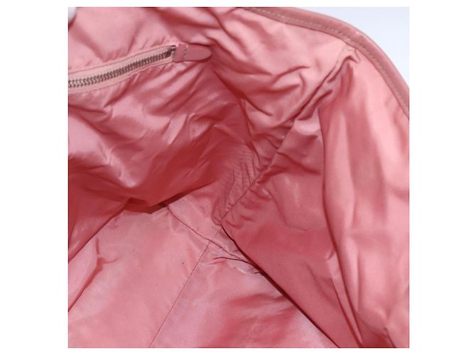 PRADA Nylon Tote Bag Rosa Silber Auth ARZ253 Pink - Ansicht 17