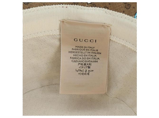 Cappello bucket Doraemon Micro GG Supreme di GUCCI x Doraemon Marrone Auth 166970SM - vista 12