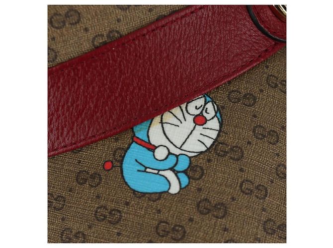 Cappello bucket Doraemon Micro GG Supreme di GUCCI x Doraemon Marrone Auth 166970SM - vista 7