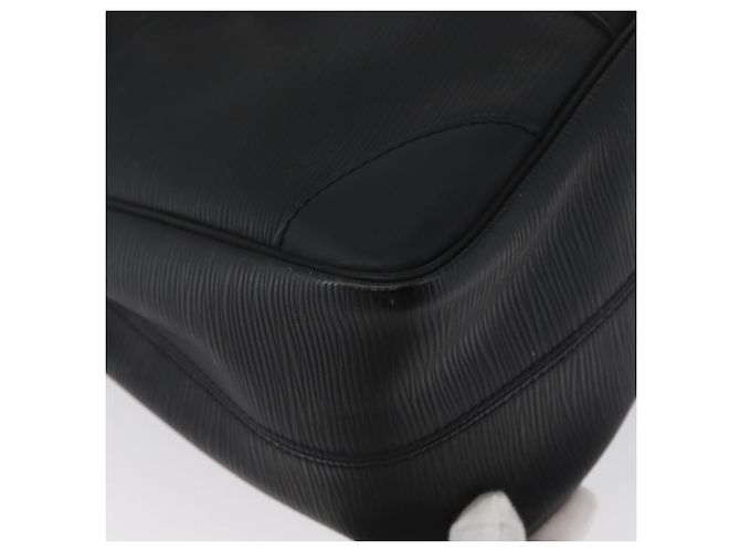 LOUIS VUITTON Borsa a Mano Epi Segur MM Nera M58862 LV Auth BA11114 Nero - vista 15