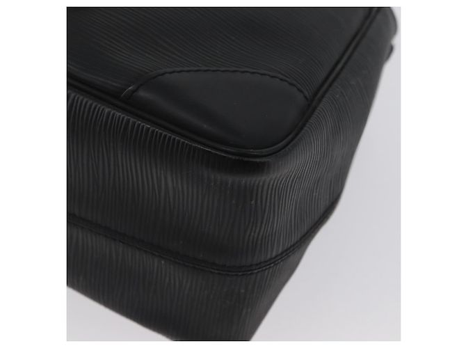 LOUIS VUITTON Borsa a Mano Epi Segur MM Nera M58862 LV Auth BA11114 Nero - vista 16