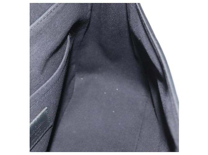 LOUIS VUITTON Borsa a Mano Epi Segur MM Nera M58862 LV Auth BA11114 Nero - vista 19