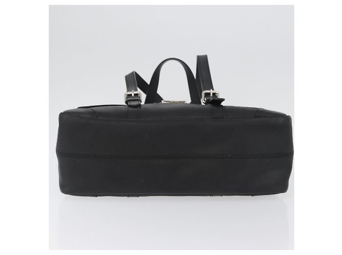 LOUIS VUITTON Borsa a Mano Epi Segur MM Nera M58862 LV Auth BA11114 Nero - vista 5