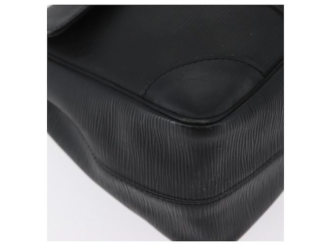 LOUIS VUITTON Borsa a Mano Epi Segur MM Nera M58862 LV Auth BA11114 Nero - vista 9
