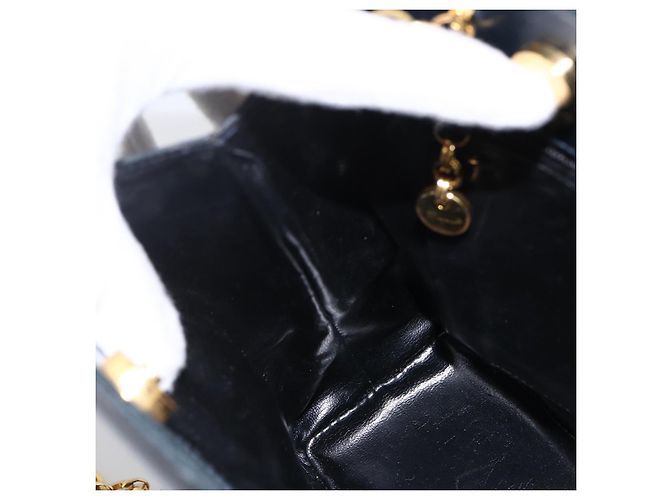 Borsa a Spalla Salvatore Ferragamo in Pelle Blu Navy Oro Auth bs33630 D'oro - vista 17